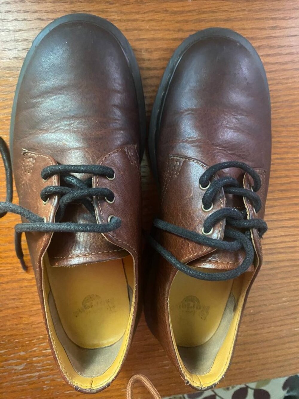 Dr. Martens 3-Eye Brown Leather Oxford Shoes Women’s 7 EU 38